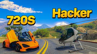 Usamos Un Hacker Y Un 720S Para Enfrentar A Un General Gta Rp [upl. by Ardiekal749]