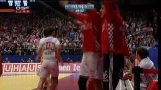 Ivano Balic  Best Goal against France at Handball Euro 2010 for Croatia [upl. by Frannie]