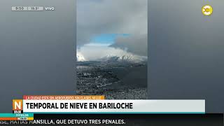 Temporal de nieve en Bariloche la ciudad está sin aeropuerto sin clases ni luz │N800│ 060524 [upl. by Nnaitak]