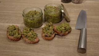 Recette tapenade verte maison [upl. by Annohsed]