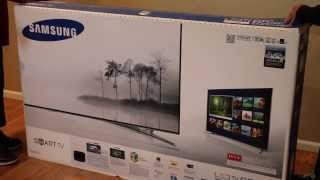 Unboxing UNF 8000 Samsung 65 inch TV [upl. by Anirbaz]