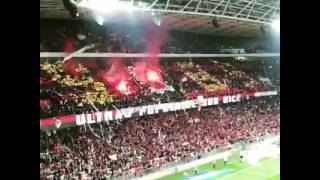 Nice vs PSG quot Tifo amp Craquage Brigade Sud Nice quot [upl. by Rol]