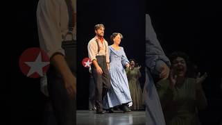 Aaron Tveit and Sutton Foster took their first SWEENEY TODD Broadway bow at curtain call broadway [upl. by Ahsyia615]