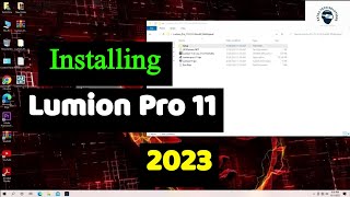 How to install lumion pro 11 2023 [upl. by Madelaine]