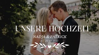 Unsere kleine Traumhochzeit  Nadja amp Patrick ♾️ 17062023  Standesamtliche Hochzeit 💒 [upl. by Gittel754]