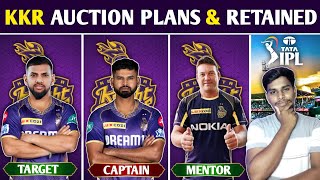 IPL 2025 KKR Squad Analysis 🤩 KKR Retention Player List  Target Player  KKR New Mentor update 🤯 [upl. by Nnairrehs]