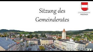 Gemeinderatssitzung der Stadt Freistadt am 11122023 [upl. by Everson]