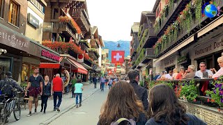 Guided Tour Of Zermatt Village Switzerland 🇨🇭 HD [upl. by Beverlie]