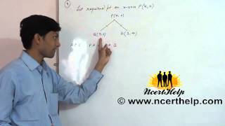 Find a point on the x axis which is equidistant from the points 7 6 and 3 4 [upl. by Abibah]