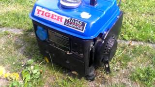 Generator tiger TG950 start [upl. by Luther800]