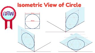 Isometric View of Circle Drawing Engineering Drawing Tutorial for Precision and Clarity [upl. by Aita]