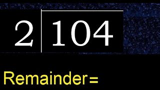 Divide 231 by 7  remainder  Division with 1 Digit Divisors  How to do [upl. by Zerep962]