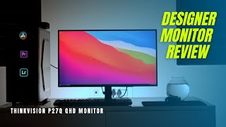 I Finally Bought A Monitor  Lenovo ThinkVision P27Q20  QHD [upl. by Vivyan838]