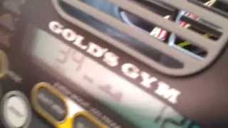 290c Golds Gym Elliptical Bike Review [upl. by Enelkcaj]