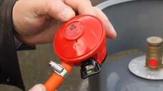 How to fit a propane gas regulator [upl. by Eelrahc]