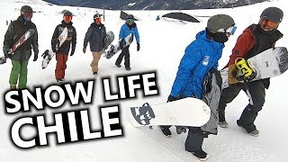 Day in the Life Snowboarding Chile [upl. by Anaugahs]