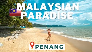 THIS BEACH IS FAMOUS BUT NO ONE WAS THERE  Batu Ferringhi amp FOOD in Penang Malaysia Vlog 2022 [upl. by Ainavi331]