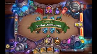 Solution Puzzle Lab Mirror Divine Alignment  Astromancer Arwyn 67 Hearthstone Boomsday [upl. by Wylie537]