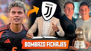 BOMBAZO COLOMBIANO x JUVENTUS FIRMA CONTRATO l MERCADO de FICHAJES l SANCION a COLOMBIA [upl. by Beane261]