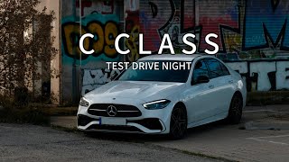 NUEVO Mercedes CLASE C 2024 ASMR Conducción de noche POV NIGHT Drive C 200d [upl. by Ahsitruc]