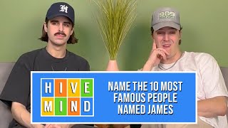 Guessing The 10 Most Famous People Named James [upl. by Mikeb14]