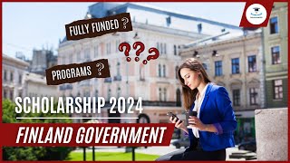 Finland Government Scholarship 2024  Fully Funded [upl. by Lleinad]