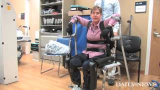 Paralyzed patients walk again with help of bionic legs [upl. by Cruickshank]