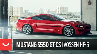 Mustang S550 GT California Special  Vossen HF5 Wheels [upl. by Springer]