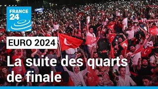 Euro 2024  la suite des quarts de finale AngleterreSuisse et PaysBasTurquie • FRANCE 24 [upl. by Morie]