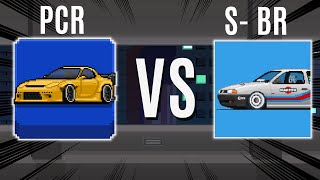 Comparación Pixel Car Racer VS Estilo BR La humillación 😳 [upl. by Neitsirhc]