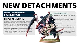 Big Tyranids Detachment Reveals Crusher Stampede  Vanguard Onslaught New Codex Rules [upl. by Nryhtak]