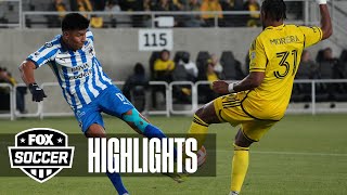 Columbus vs Monterrey Highlights  CONCACAF Champions Cup [upl. by Aranaj]