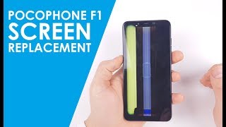 Cara Ganti Lcd Xiaomi Pocophone F1 Dengan Mudah Rapi dan Aman Phocophone F1 Replacement Lcd [upl. by Aseneg]