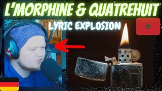 Lyric Interpretation  🇲🇦 Zippo  LMorphine amp Quatrehuit  GERMAN Rapper reacts [upl. by Xena657]