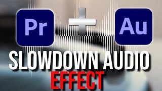 How To Add TurnTable Slowdown Audio Effect In Premiere Pro CC And Audition Tutorial [upl. by Letitia]