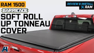 20192023 RAM 1500 Barricade Soft Roll Up Tonneau Cover Review amp Install [upl. by Dodd]