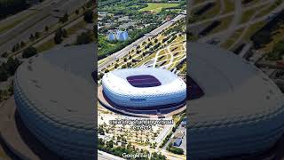 The Allianz Arena Stadium facts footballstadium history americantower travel news football [upl. by Tadich]