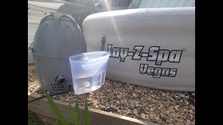 How to descale your inflatable hot tub Lazy Spa [upl. by Kostival]