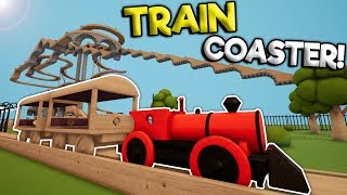 TOY TRAIN ROLLER COASTER amp MEGA HIGHWAY  Tracks  The Train Set Game Gameplay  Toy Train Game [upl. by Naesyar]