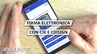 Firma digitale con CieSign e carta d’identità digitale CIE [upl. by Enilhtak226]