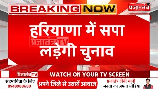 अफवाहों पर लगा विराम हरियाणा में सपा लड़ेगी चुनाव कांग्रेस ने दे दी हरी झंडी [upl. by Alleon316]