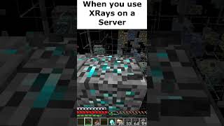 When you use XRays on a Srever minecraft meme xray [upl. by Henryson914]