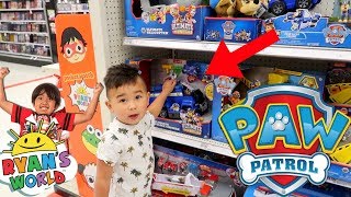 TOY SHOPPING At Target SEARCHING For RYAN TOYREVIEW Toys amp PAW PATROL [upl. by Carol]