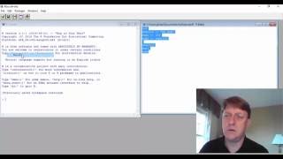 Working With the R Console and Script Windows [upl. by Brubaker238]