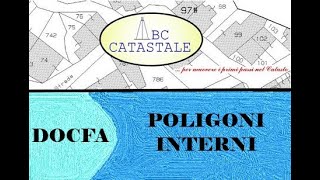 TUTORIAL CATASTO docfa  poligoni interni per vani scala [upl. by Donata]