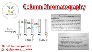 Column Chromatography Explained  Pharmacy Notes [upl. by Assille]