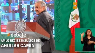 Exhibe AMLO video donde Aguilar Camín lo llama‘pendejo y petulante’ [upl. by Idalina]