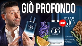 NEW ARMANI Acqua di Gio Profondo eau de parfum 2024 REVIEW 🌊☀️ [upl. by Ellessig]