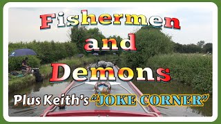 Our Narrowboat Travels  2023  262  Fishermen and Demons [upl. by Fonville356]