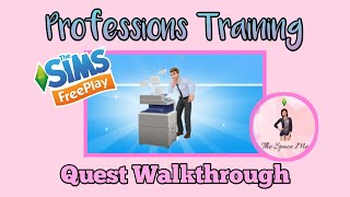 Sims freeplay  Professions training Quest Police Station fulfill a profession badge sims freeplay [upl. by Nauqit]